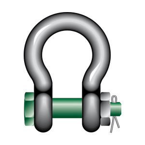 Shackles Green Pin Safety - Bow