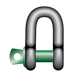 Shackles Green Pin Screw Dee