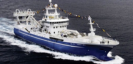 First Dynice Data in Faroes Trawler Trondur