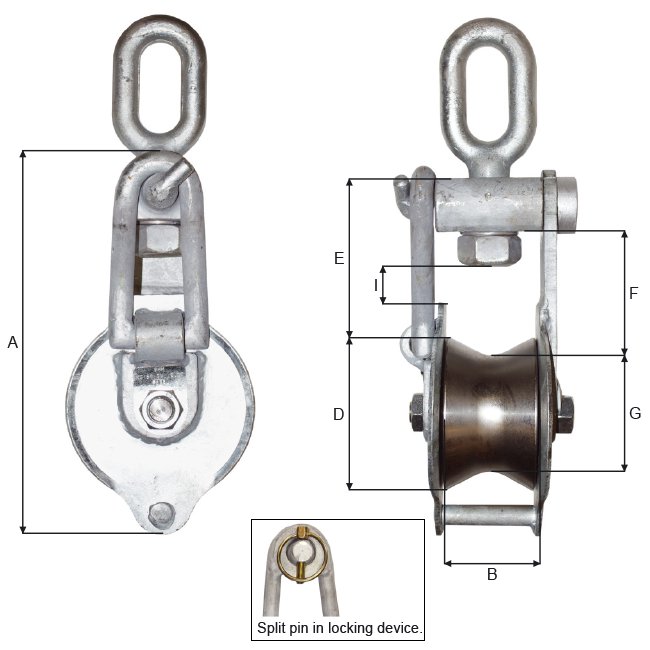 Snatch Blocks Galvanized