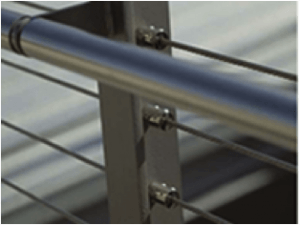 Wire Rope used in stainless steel balustrading